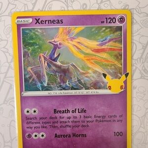 Xerneas 012/025 25th Anniversary Celebration Pokemon TCG